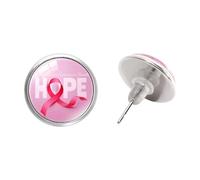 Sofisticati orecchini a perno con cristallo alla moda gioielli accessori per orecchie tumori al seno accessori gemme orecchini in vetro per le donne, Misura unica, come descritto