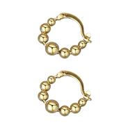 Sofisticati orecchini con perline mobili, con bella struttura in ottone, adatti per un tocco di eleganza in qualsiasi vestito, rame, Misura unica, come descritto, come descritto