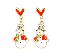 Sofisticati orecchini orecchini orecchini a tema natalizio orecchini pendenti orecchini antichi struttura in lega per amanti della moda ciondolo orecchio, Misura unica, come descritto, come descritto