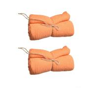 Sofisticati runner da garza in una comoda confezione da due per trasformare qualsiasi spazio per eventi (rosso ruggine)