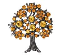Sofisticato Alberi Della Vita Spilla Elegante Alberi Della Vita Sicuro Pin Spilla Per Le Donne Maglione Cappotto Distintivi Accessorio Femminile Armadio Accessorio, Misura unica, come descritto