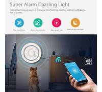 Sofisticato Allarme Sirena Smart WiFi Progettato per la Massima Protezione Casa