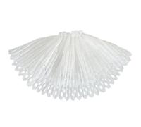 Sofisticato elastico per capelli a doppio strato plissettato a doppio strato adatto per varie occasioni