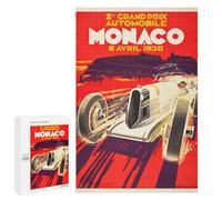 Sofisticato Puzzle Per Adulti 1000 PCS Monaco Grand Prix 1931 Puzzle Per Adulti Giochi Relax Difficile Sfida Esigente Risolvere 1000 PCS