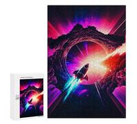 Sofisticato Puzzle Per Adulti 300 PCS Spaceship Story Puzzle Per Adulti Giochi Di Rilassamento Difficile Sfida Esigente Risolvere 300 PCS