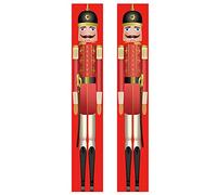 Sofisticato Soldato In Noce Banner Anti Deformazione Per Porta Appeso Couplet Natale Capodanno Necessario Natale Couplet Porta Appeso Per Casa Dormitorio