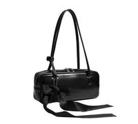 Sofisticato stile coreano borsa a tracolla archi borsa a tracolla con chiusura a cerniera elegante sotto le ascelle in pelle PU borsa spaziosa scomparto interno spalla