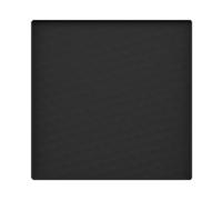 Sofisticato tappetino per frigorifero in silicone con design a barriera sui bordi, per intrappolare saldamente le perdite di liquidi sotto gli elettrodomestici (60 x 50 cm, nero)