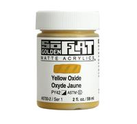SoFlat Matte Acrylics di GOLDEN Yellow Oxide Barattolo da 2 fl. oz. Pittura acrilica professionale semi-opaca