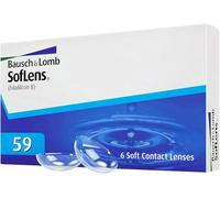 Soflens 59 Lenti a Contatto Correttive Mensili, 6 Lenti, BC 8.6 mm, DIA 14.2 mm, -1.25 Diopt