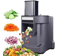 Soflightmok Tritatutto Elettrico per Verdure, Tritatutto Multifunzione, Affettatrice, Grattugia E Robot da Cucina Elettrico da 100 W con Tramoggia di Alimentazione A Bocca Larga - 4 Stili ASingleHead