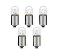 SOFOC BA9S 12V Halogen Bulb Warm White Auto/Aircraft Dashboard Indicators Reading Lights Courtesy Lamps Number Plate Lamp & Dome Lights 5Pcs