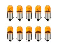 SOFOC BA9S 12V Halogen Bulb Yellow Spie Cruscotto Auto/Aerei, Luci Platone, Luci di Cortesia, Luci Ambiente & Luci Laterali 10Pcs