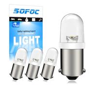 SOFOC BA9S T4W LED Bulb 110V per Luce di Stato Flipper Macchina Arcade Apparecchiatura Industriale Indicatore Elettrodomestico Luce di Sfondo Bianca 4Pezzi