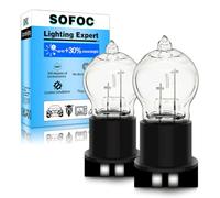 SOFOC Lampadina PW24W 12V 24W Luce Stop DRL 12182 Bianco Caldo 800LM 2Pcs | Compatibile mini Clubman • WP3.3x14.5-3 • 89092 • Adatto F54 F55 F56 F57 • Fendinebbia • 63117359245 • Luce retromarcia