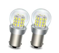 SOFOC P21W 1156 BA15S Lampadina LED 48V DC Bianco Luce Retromarcia Fanale Posteriore Antinebbia DRL Per Nave Moto Elettrica ecc. 3014 39SMD 1000Lm Più Luminosa 2Pcs