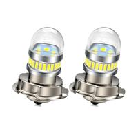 SOFOC-P26S Faro LED per Moto/Auto 6V 12V 24V 6V-30V Compatibile Luce Ausiliaria DRL Bianco 2000LM Non Polarizzato Plug and Play 2 Pezzo