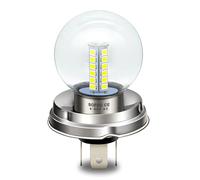 SOFOC P45T Lampadina LED R2 Faro Per Moto/Auto Bianco 6V 12V 24V Compatibile 6-30V AC/DC 2W G40 1:1 Design Con Lampada Alogena Originale 1 Pcs