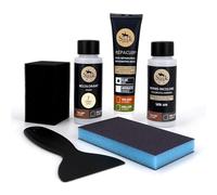 SOFOLK Kit di rinnovamento in Pelle e Similpelle: Riparazione + Pittura + Vernice Protettiva - Volante, seggiolino Auto, Poltrona, Scarpe (7-Eggshell)