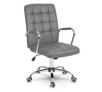 Sofotel Benton Chair, Pelle Sintetica, Grigio, Standard