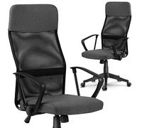 Sofotel Sydney - Sedia da ufficio, ergonomica, girevole, regolabile in altezza, supporto lombare, braccioli, poggiatesta e sedia per studio