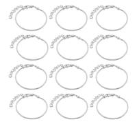 SOFPLATE 1 Scatola 14 Pezzi Bracciale con Ciondoli A Catena A Serpente Bracciale A Catena Fai Da In Ottone Stile Europeo con di Prolunga In Ferro e Targhetta A Cuore Risultati per