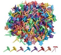 SOFPLATE 1 Scatola 200 Pezzi Fermagli per Carta A Forma di Fiore Spilli Divisibili Mini Multicolore Ferro Metlega Scrapbooking Ornamento di Nozze Piccoli Fermagli per Artigianato Fai da Te Timbratura