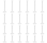 SOFPLATE 1 scatola 24 pezzi 4 stili Acrilico Orecchini Post Orecchini Trasparenti Borchie Cartilagine Flatback Trasparente Invisibile Elica Trago Piercing Fermo Orecchini A Perno Risultati per Gioiell