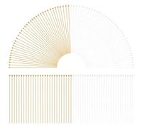 SOFPLATE 1 Scatola 600 Pezzi Spilli A Testa Lunga Spilli per Orecchini In Oro Argento Ottone Piccoli Spilli A Testa Rotonda Spille Piatte per Creazione di Gioielli Orecchini Ciondoli Bracciali Accesso