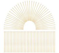 SOFPLATE 1 Scatola 600 Pezzi Spilli A Testa Piatta Oro Spilli Dritti Fini per Cucire Spilli Piatti Lunghi Da 40 mm Spilli per Accessori per Gioielli In Ottone per Accessori per La Creazione di Gioiell