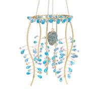 SOFPLATE 1 scatola di Kit Acchiappasole In Cristallo per Finestre Acchiappasole In Cristallo Blu per Finestre con Catena Prisma Energetico In Vetro Boho Da Appendere Kit per Creare Arcobaleni per Inte