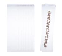 SOFPLATE 20 pz 2.9x11.85 Pollici Sacchetti Trasparenti per Gioielli con Cerniera in PVC Sacchetto per Gioielli alla Rinfusa ossidante Sacchetto di Plastica Trasparente per La Conservazione Sacchetti