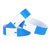 SOFPLATE 300 pz Braccialetti per Eventi Blu Braccialetti per Feste All'Ingrosso Braccialetti di Carta Al Neon Leggeri Impermeabili Etichette Adesive Colorate per L'Identificazione Dellse Mani Indici p