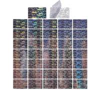 SOFPLATE Sigillo Antimanomissione Sigillo Antimanomissione Sigillo Antimanomissione Argentato 3D Autentico Ologramma Rettangolare Autoadesivo Sigillo Antimanomissione Personalizzato Sigillo Antimanomi
