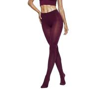 sofsy Collant da Donna Bordeaux S - 40 Denari Opachi Made in Italy | Collant in Microfibra a Vita Alta, Perfetti per la Primavera e le Vacanze