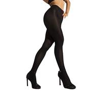 sofsy Collant Donna Coprenti in Microfibra - Collant Antiscivolo con Rinforzo Invisibile 40 Den Nero Black 4 - Large