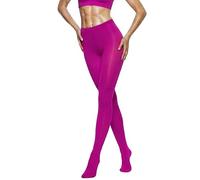 sofsy Collant Donna Fucsia Curvy Plus Size XL - Super Elasticizzati e Comodi | Leggeri e Traspiranti per la Primavera e l'Estate | Made in Italy