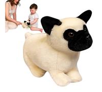 Soft 7.1 inch Doll Model Decorative Collection for Children | Stuffed Bulldog | Cute Bulldog Stuffed Toy for Adults Home Divano Bedroom Bed Car Decor Kids Valentine Girlfriend Birthday