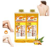 Soft 7 Turmeric Oil,Soft 7 Oil,Veetgold Body Oil,Turmeric Oil,Turmeric Oil,Natural Moisturizing Body Oil,Relieve Dryness,Moisturize and Hydrate (2 pezzi, 200ml)