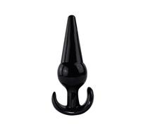 Soft Anal Butt Plug Prostate Massage Vibrator Butt Plug Butt Beads Dildo Masturbator Gay Sex Toys Bdsm Toys Female Adult Games(Black J)