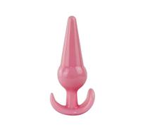 Soft Anal Butt Plug Prostate Massage Vibrator Butt Plug Butt Beads Dildo Masturbator Gay Sex Toys Bdsm Toys Female Adult Games(Pink J)