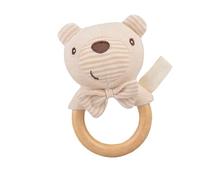 Soft Baby Rattles, Stuffed Animal Rattle Toys, 3.15x4.72 Inches Gentle Sounds Sensory Toy, Plush Hand Grip Shaker for Newborns, Boys, Girls and Playtime