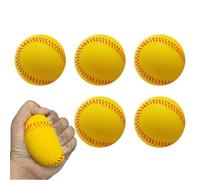 Soft Baseballs | 6 Pieces Soft PU Foam Safe Practice Training Toys