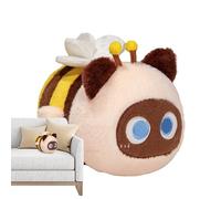 Soft Bee Plush Toy - Cute Bee Plushiies | 10.2 Inch Soft Decorative Doll Figure Pillows | Cute Cat Bee Stuffed Toy For Adults, Girls, Ragazzi Bambini, San Compleanno Divano Bedroom Car Decor