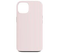 Soft Blush Pink Pinstripe English Country Garden Design Custodia per iPhone 13