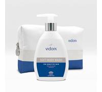 Soft Body Wash, gel doccia con aloe vera biologica e olio di noccioli di albicocca, pH 5,5, per pelli sensibili