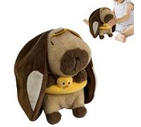 Soft Breathing Animal - Adjustable Musical Figurine | Cute Capybara Plush