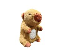Soft Breathing Animal, Plush Capybara Toy, 11.81 pollici, Proiezione Light, Bedtime Soother, Gentle Companion, Bedroom Decor, Student Gift, Boys Present, for Girls Toy, Teen Room, Adult Relax