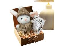 Soft Bunny Toys - Plush Hugging Companion Doll, Small Cute Stuffed Rabbit Toy for Girls Kids | Birthday Easter Valentines, Gift, Indoor Desk Sofa Car, Mini Bunny Figurine, Kids Cute Plush Companion
