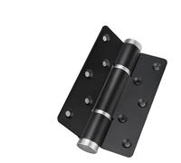 Soft Closing Door Hinge Automatic 90° Positioning Hydraulic Closer 5 Inch Adjustable Hardware 2Pcs(Groove Type-Gold)